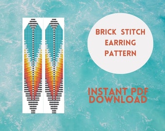 Seed Bead Fringe Earring Pattern