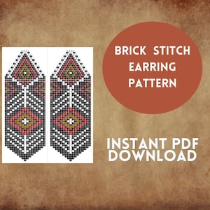 Seed Bead Fringe Earring Pattern