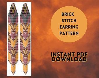 Seed Bead Fringe Earring Pattern