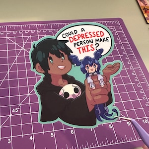 Hermes Depressie FFXIV 3&quot;-sticker