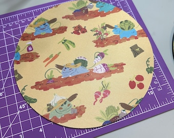 Bulba circle mousepad