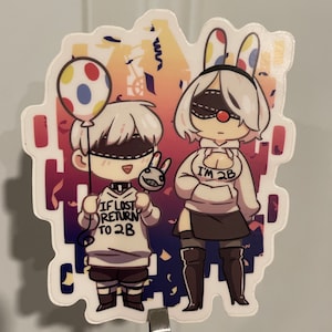 Amusement Park Androids 3” Sticker
