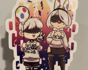 Amusement Park Androids 3” Sticker