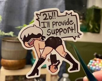 Emotional Support Android 3” Sticker