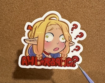 Confused Marcille 3” Sticker