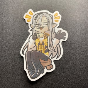 Zatsu Tea Time Vesper Noir 3” Sticker