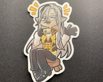 Zatsu Tea Time Vesper Noir 3” Sticker