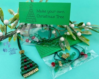 Make Your Own Beaded Christmas Tree Kit - Christmas Tree Decoration - Christmas  Teacher Gift - Christmas Eve Crate Activity - Christmas Eve