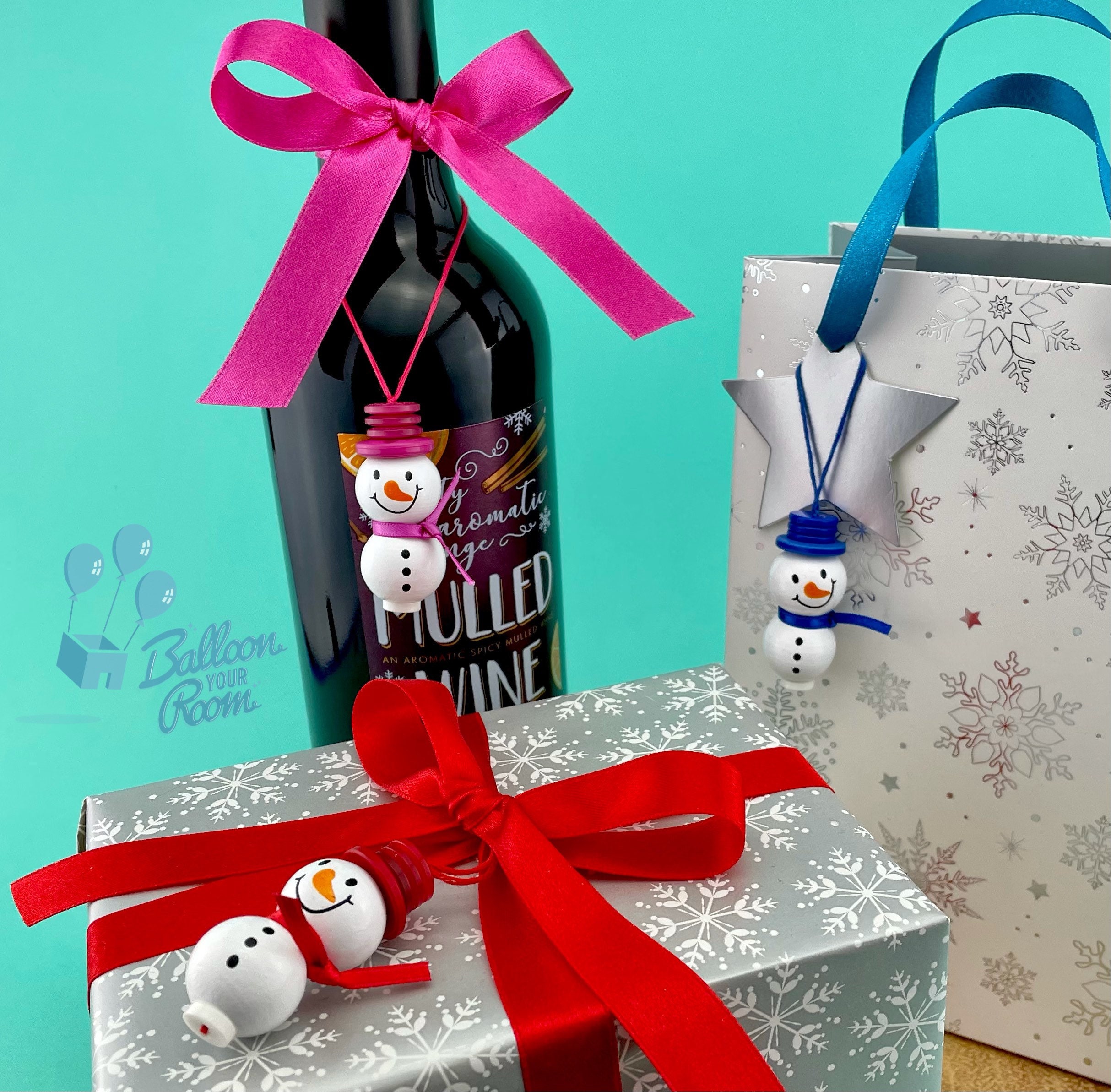 Make Your Own Button Snowman Kit Christmas Tree Decoration Etsy UK