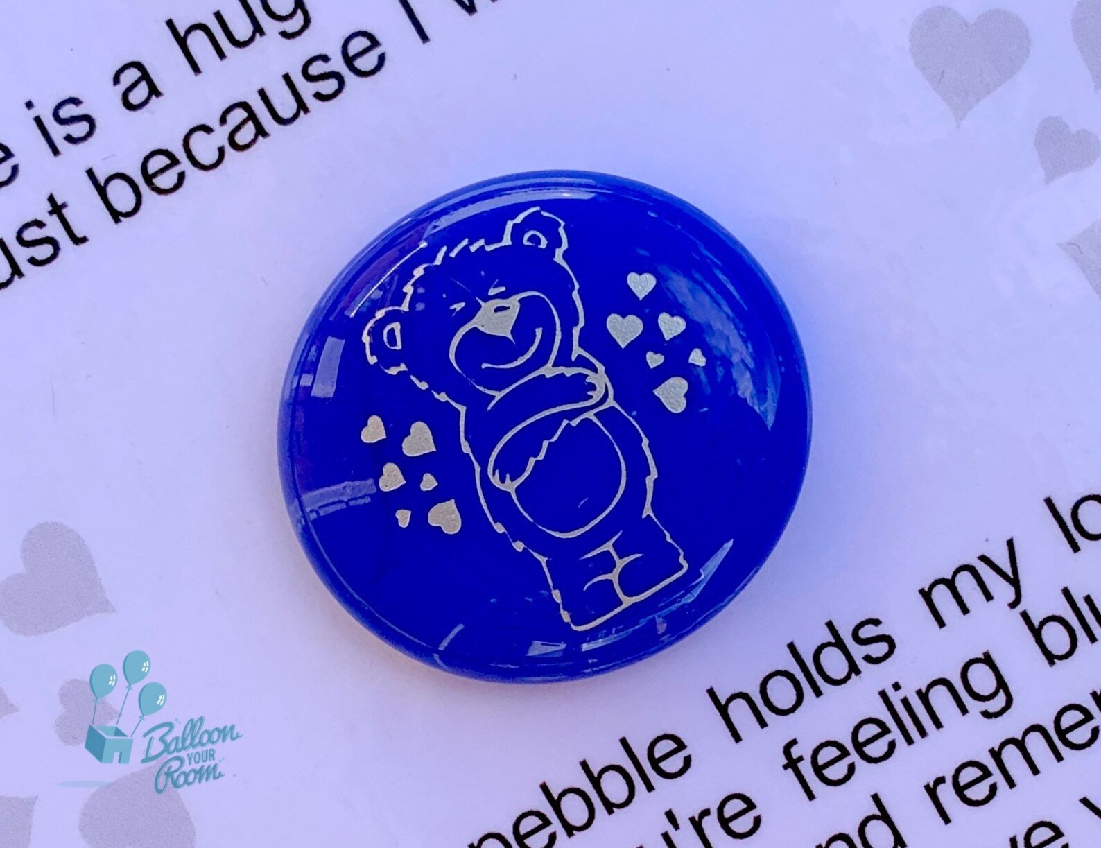 Engraved Pocket Pebble Pocket Hug I Love You Send A Hug Etsy