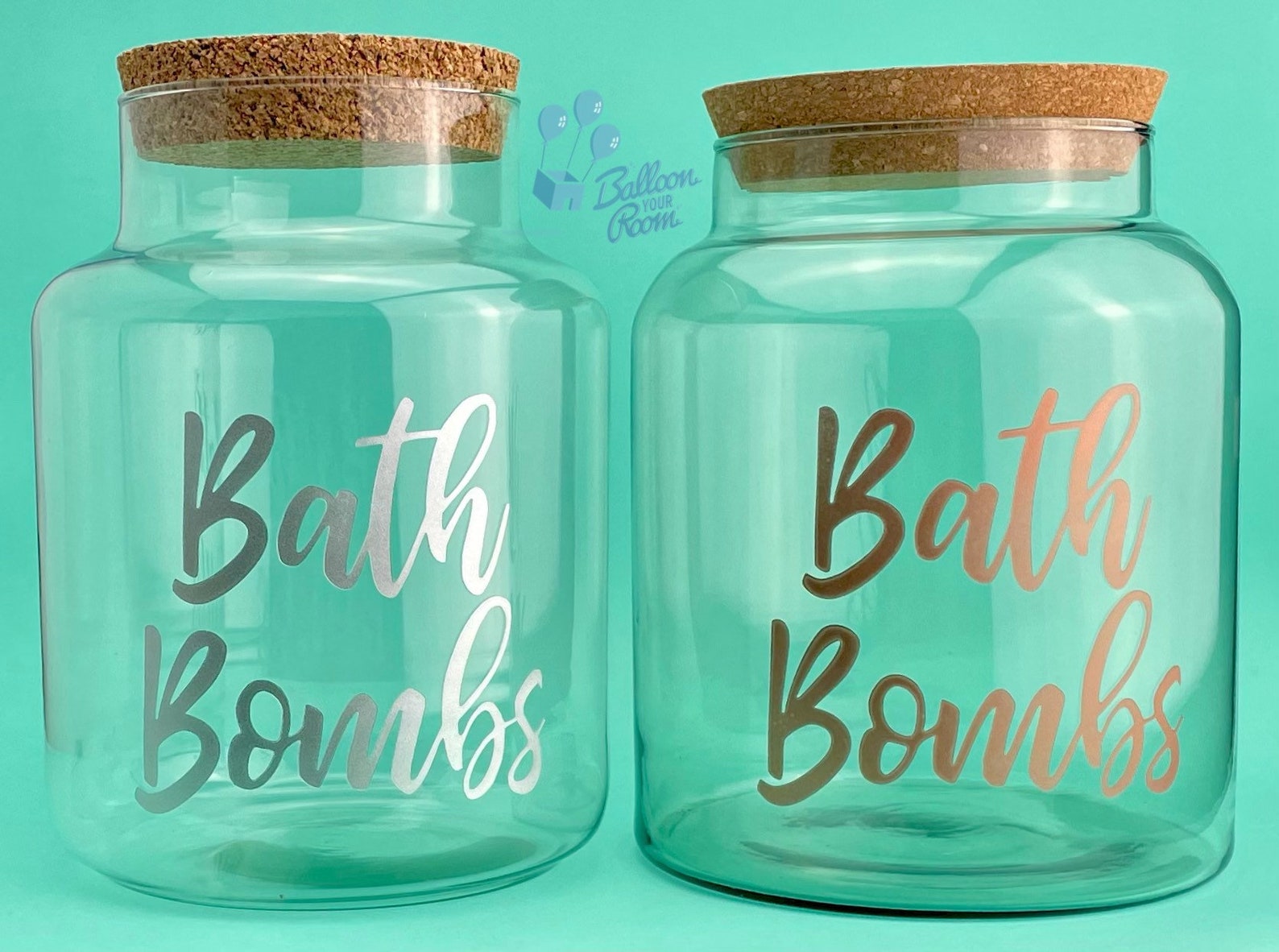 Engraved 5 Litre Bath Bomb Storage Jar With Cork Lid Etsy