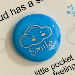 Empowerment Pocket Pebble - Every Cloud Has A Silver Lining - Engraved Pocket Pebble - Keepsake Pebble