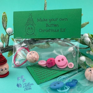 Maak je eigen knopelfkit - kerstboomversiering - leraarcadeau - kerstavondkratactiviteit - kerstavond - knopenboom