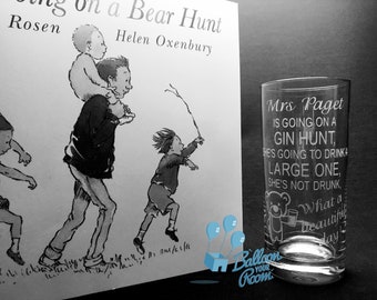 Going on a Gin Hunt - Personalised Engraved Hi-Ball Gin Glass