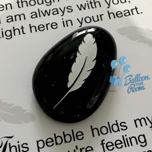 Gravierte Federtasche Pebble - In liebevoller Erinnerung - Memorial Keepsake Pebble