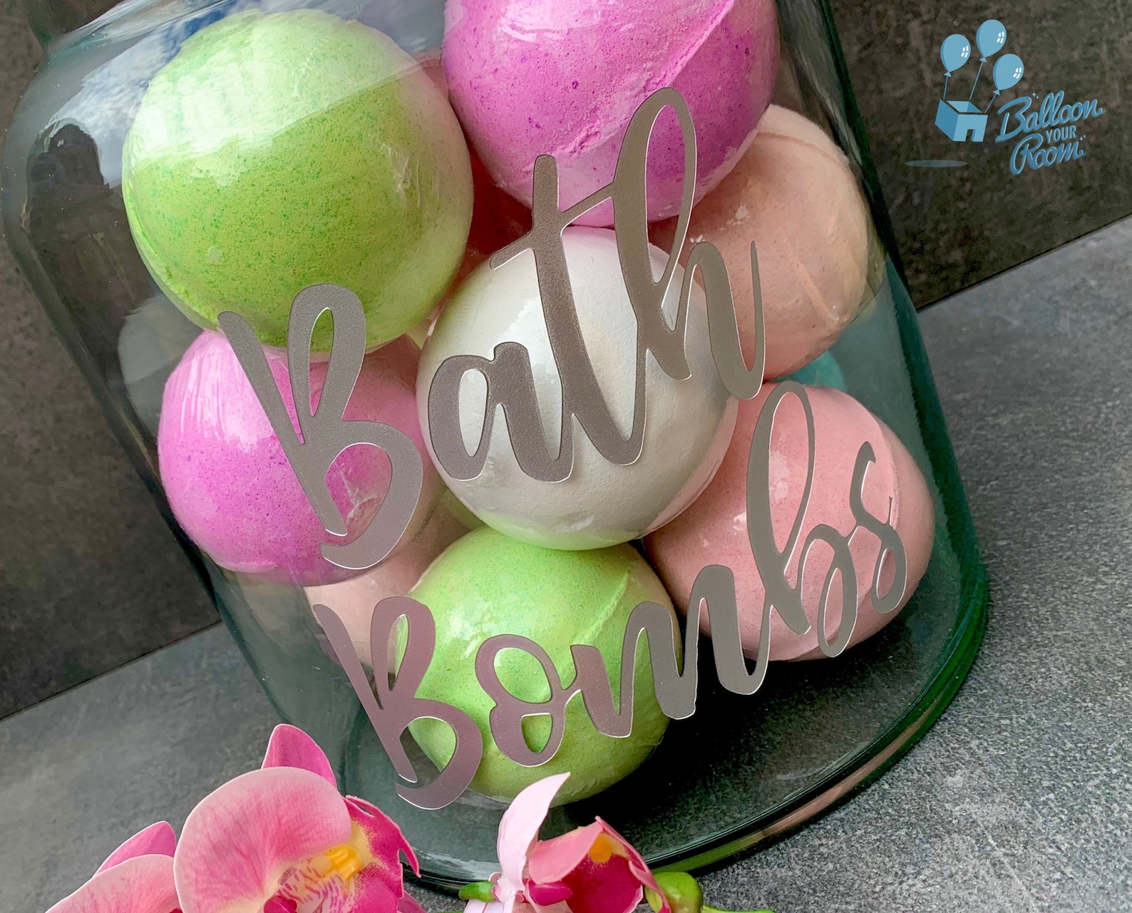 Engraved 5 Litre Bath Bomb Storage Jar With Cork Lid Etsy