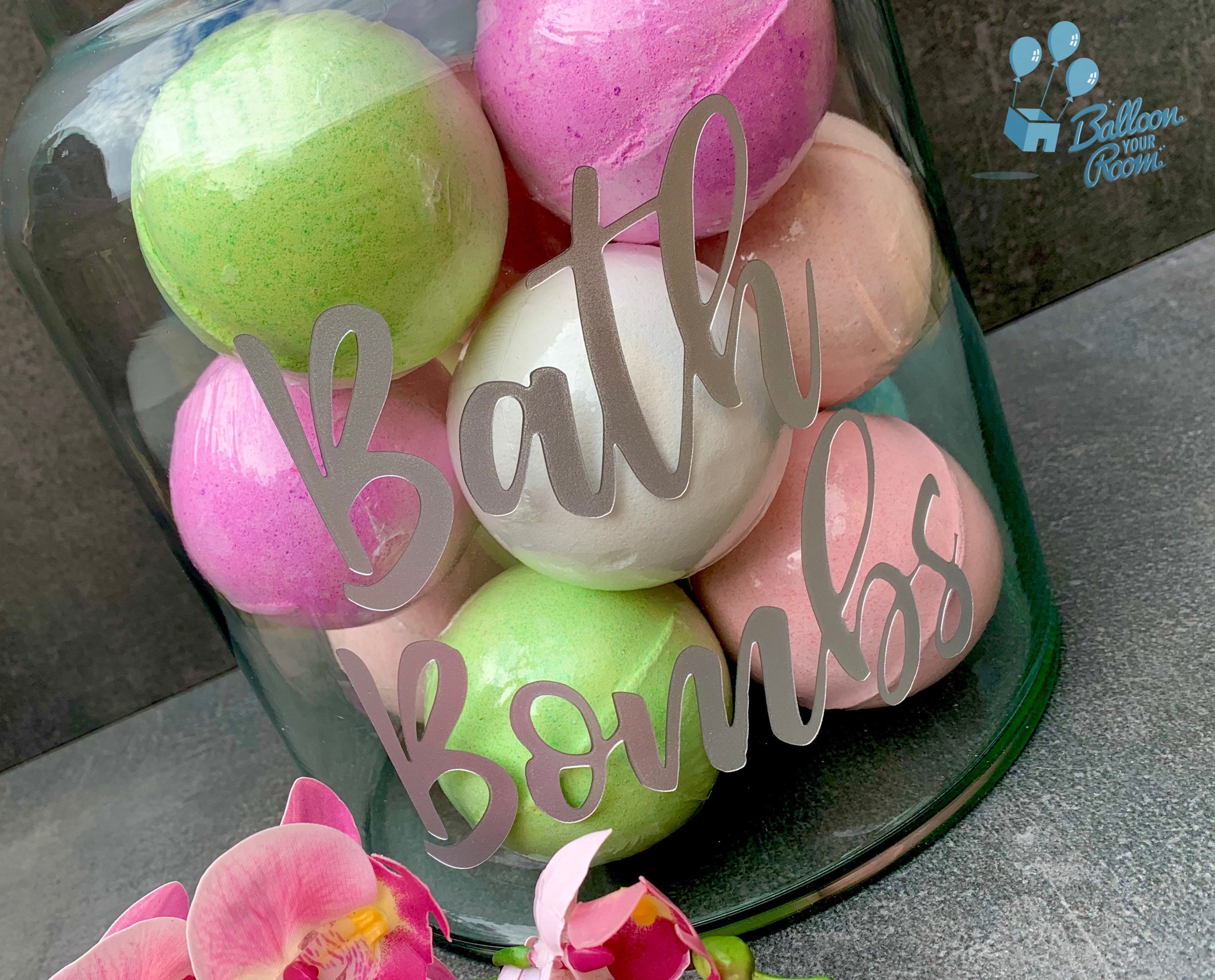 Engraved 5 Litre Bath Bomb Storage Jar With Cork Lid Etsy