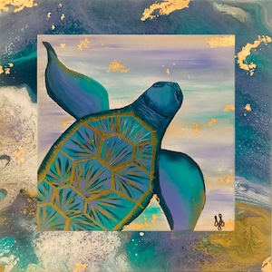 Sea Turtle Painting-2