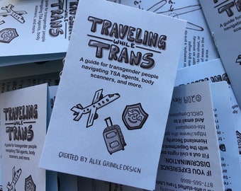 Traveling While Trans - Mini Zine