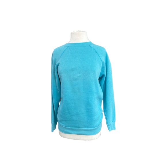 Vintage Bright Blue Unisex Crewneck Sweatshirt | … - image 1