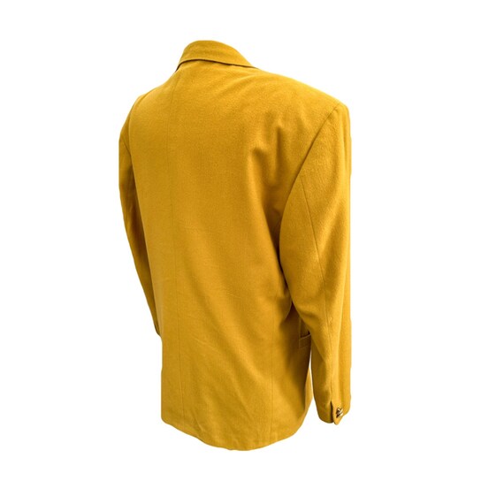 Vintage Rare Gianni Versace Mustard Yellow Cashme… - image 2