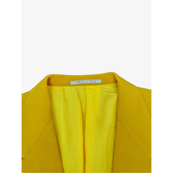 Vintage Rare Gianni Versace Mustard Yellow Cashme… - image 5