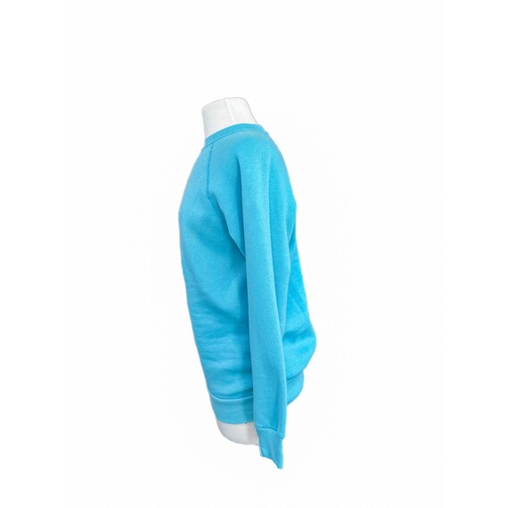 Vintage Bright Blue Unisex Crewneck Sweatshirt | … - image 3