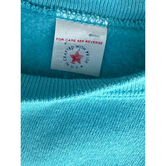 Vintage Bright Blue Unisex Crewneck Sweatshirt | … - image 6
