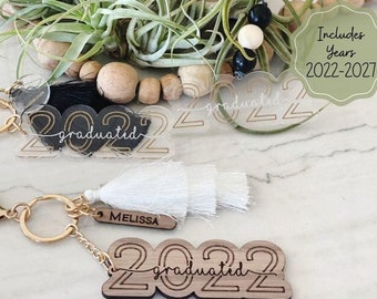 2023 Graduation Personalized Keychain SVG File, Laser Cut File, Glowforge SVG File, Graduation SVG, 2022-2027 Graduation Digital Design