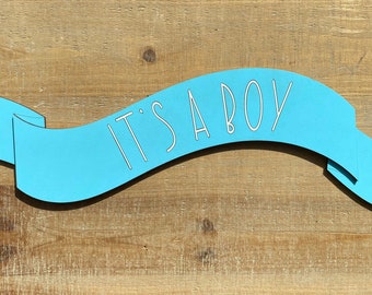 Download Its A Boy Banner Svg You Ll Enjoy Etsy