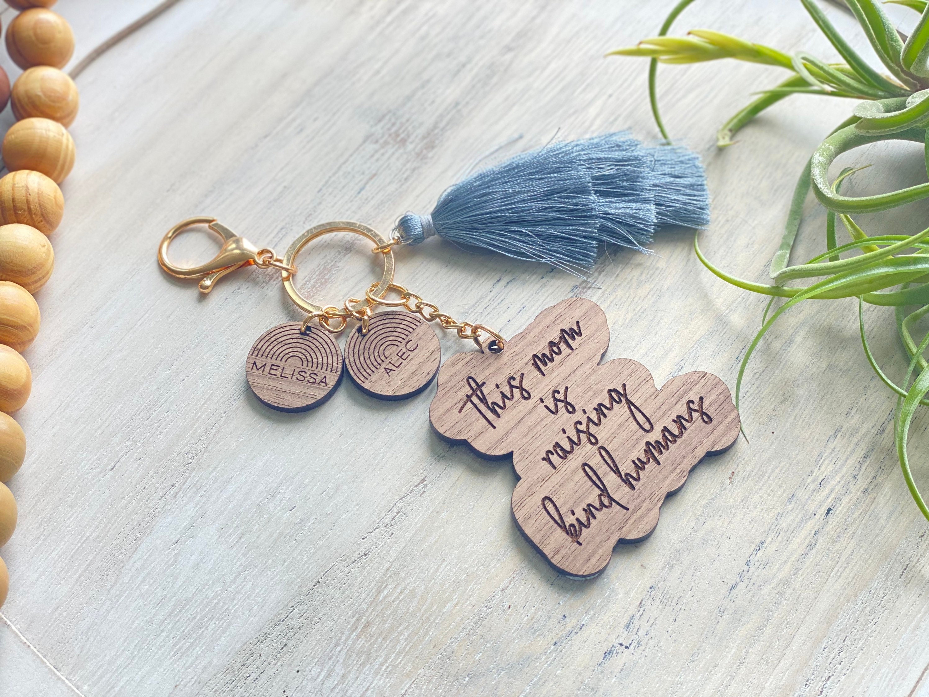 Mother's Day Personalized Keychain SVG File Laser File Etsy