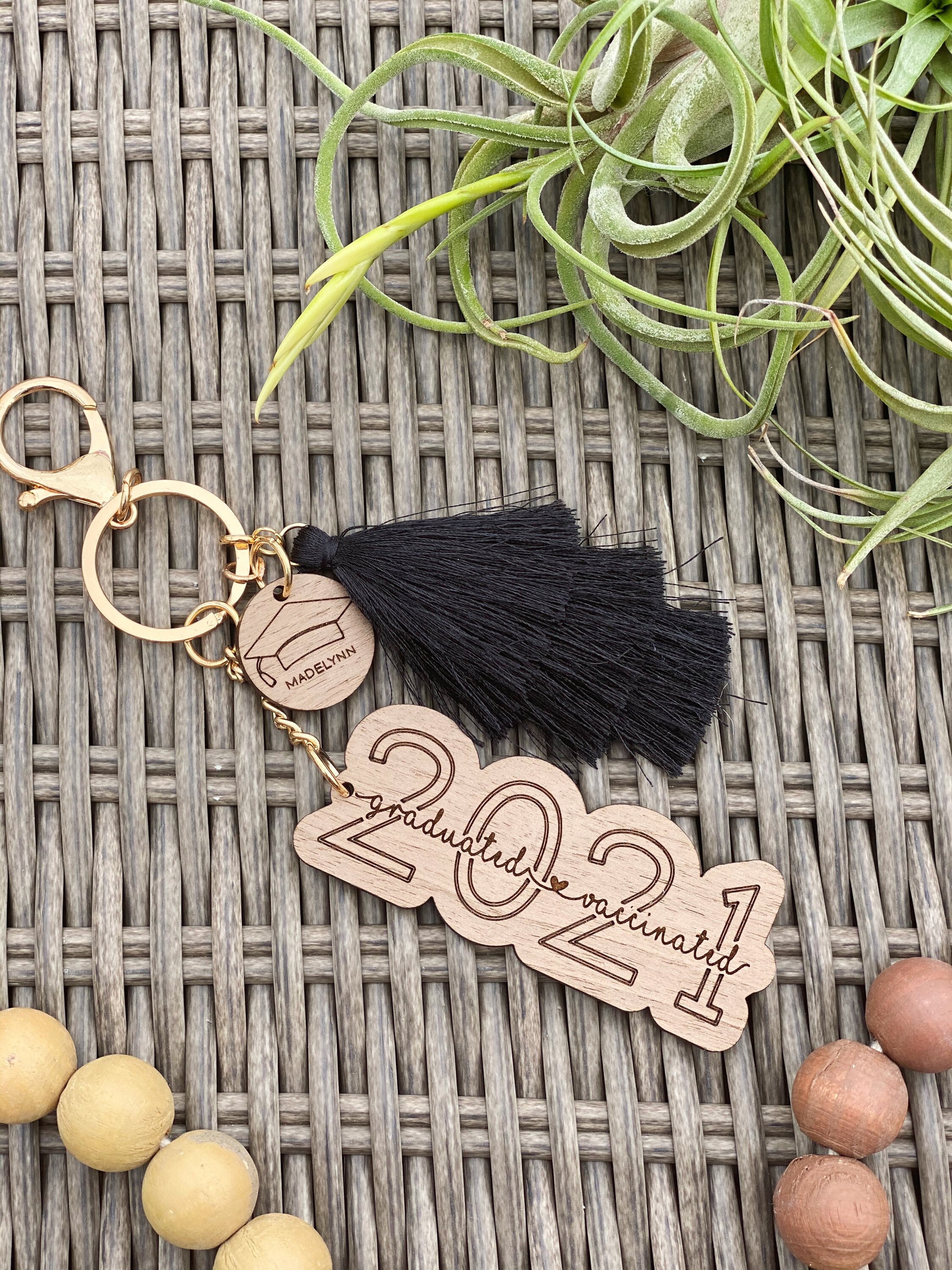 Download Graduation Personalized Keychain SVG File Laser File | Etsy