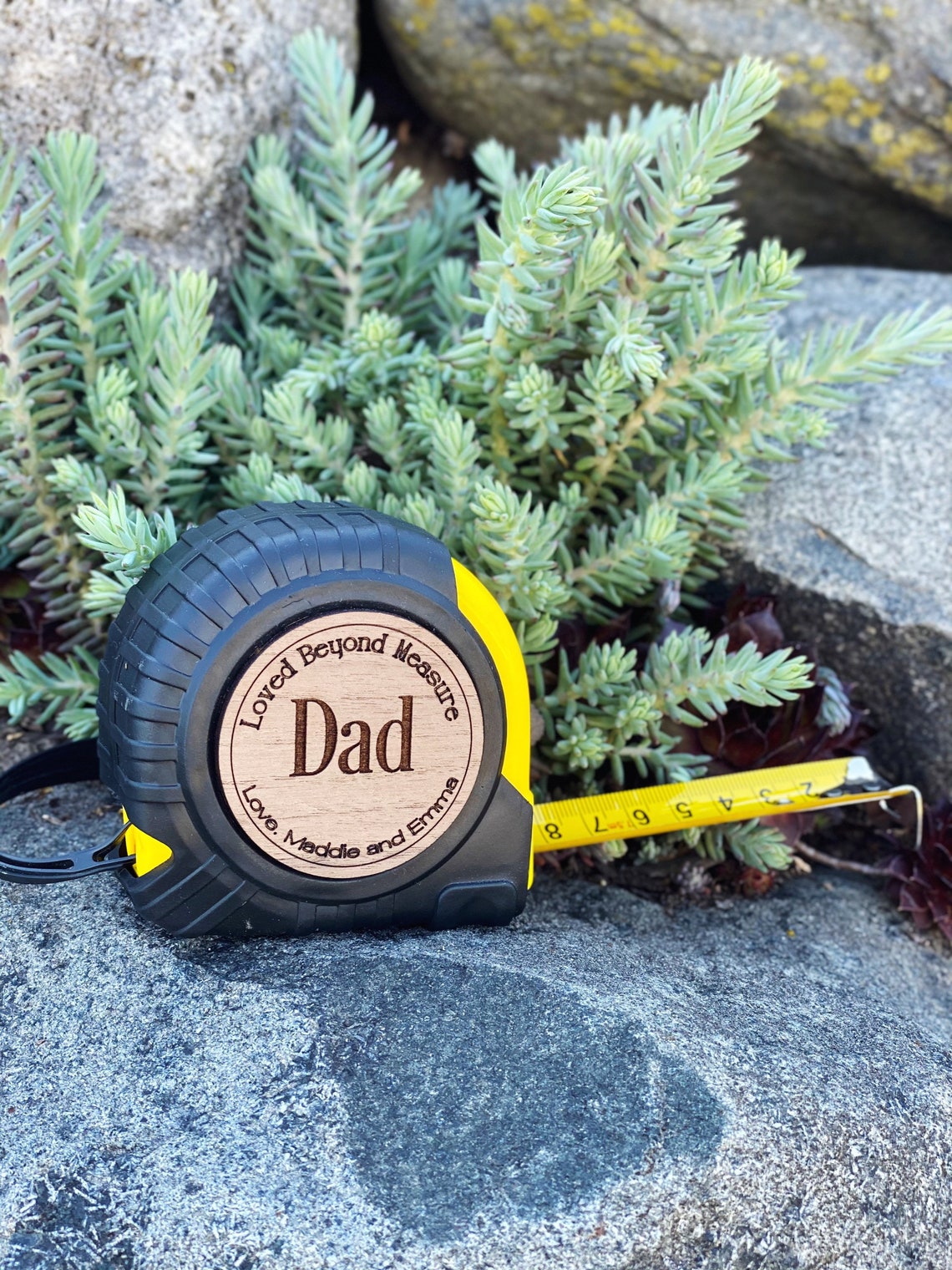 Father's Day Personalized Tape Measure SVG File Laser Etsy