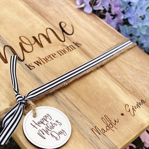 Mothers Day Cutting Board SVG File Personalized Mothers Day - Etsy