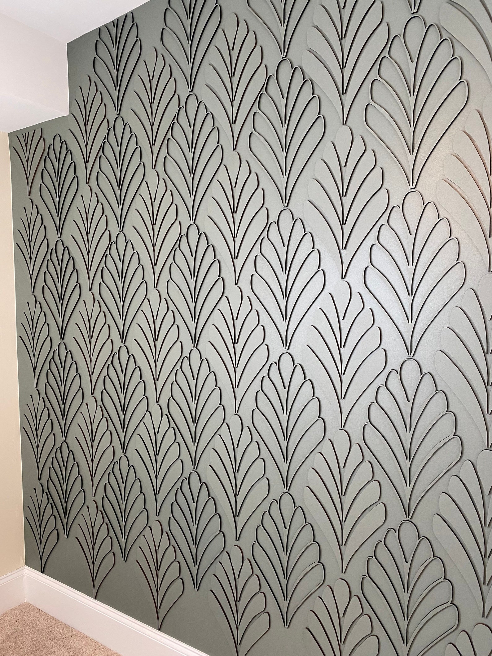 Accent Wall Laser Cut File Art Deco Feature Wall SVG / PNG / Etsy