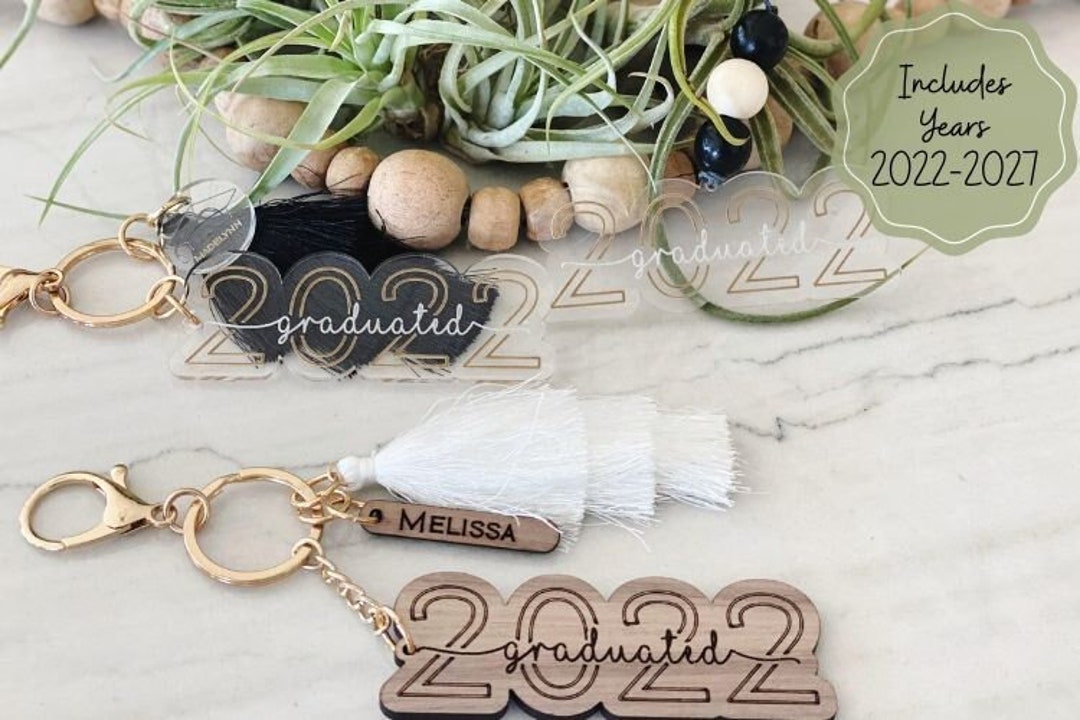 2024 Graduation Personalized Keychain SVG File, Laser Cut File