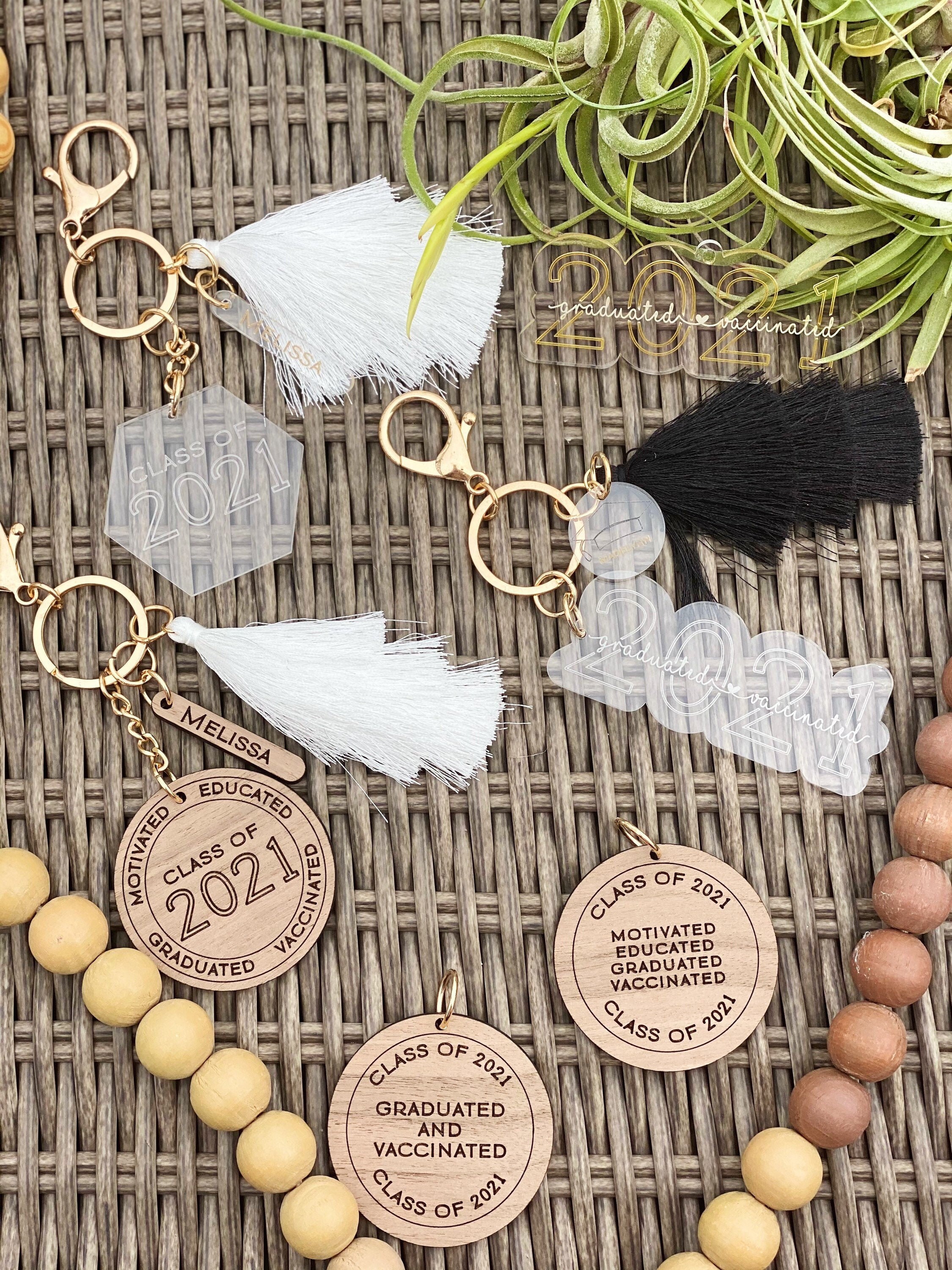 Graduation Personalized Keychain SVG File Laser File | Etsy
