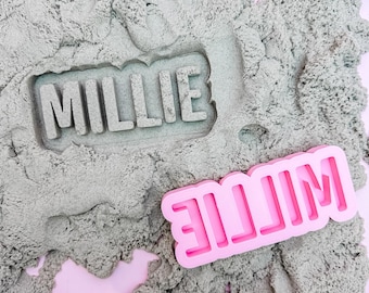Custom Name Sand Mold – Personalized Sensory Play Tool