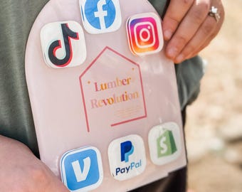 Full Color Logo Tap & Pay Sign – Custom NFC Display