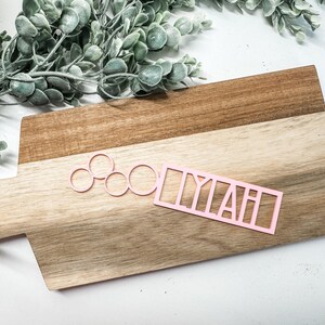 Personalized Bubble Wand – Custom Name Bubble Blower image 2