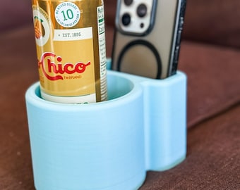 The Ultimate Couch Companion – Slim & Soda Can + Phone Holder