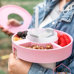 40 oz cup topper snack tray