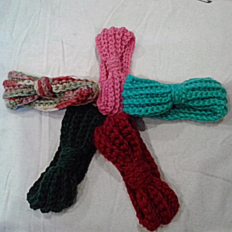 Ribbed Baby Headband Cozy Crochet Baby Earwarmer
