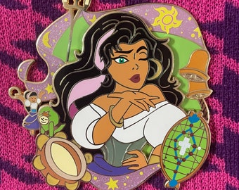 Details about   Disney Esmeralda Chibi Fantasy Pin; Hunchback of Notre Dame