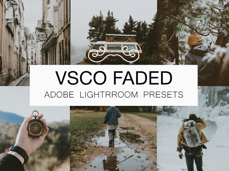 VSCOcam Faded Lightroom Preset Bundle Modern Presets image 0