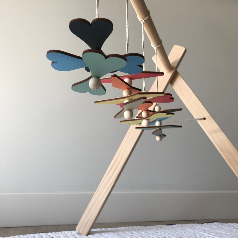 wooden car seat toys
