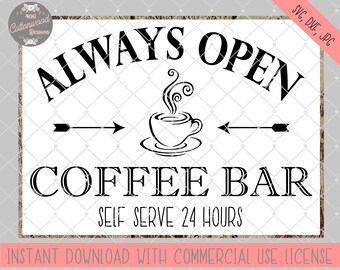 Download Coffee Bar Svg Etsy