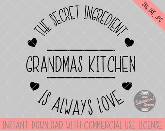 Download Grandmas kitchen svg | Etsy