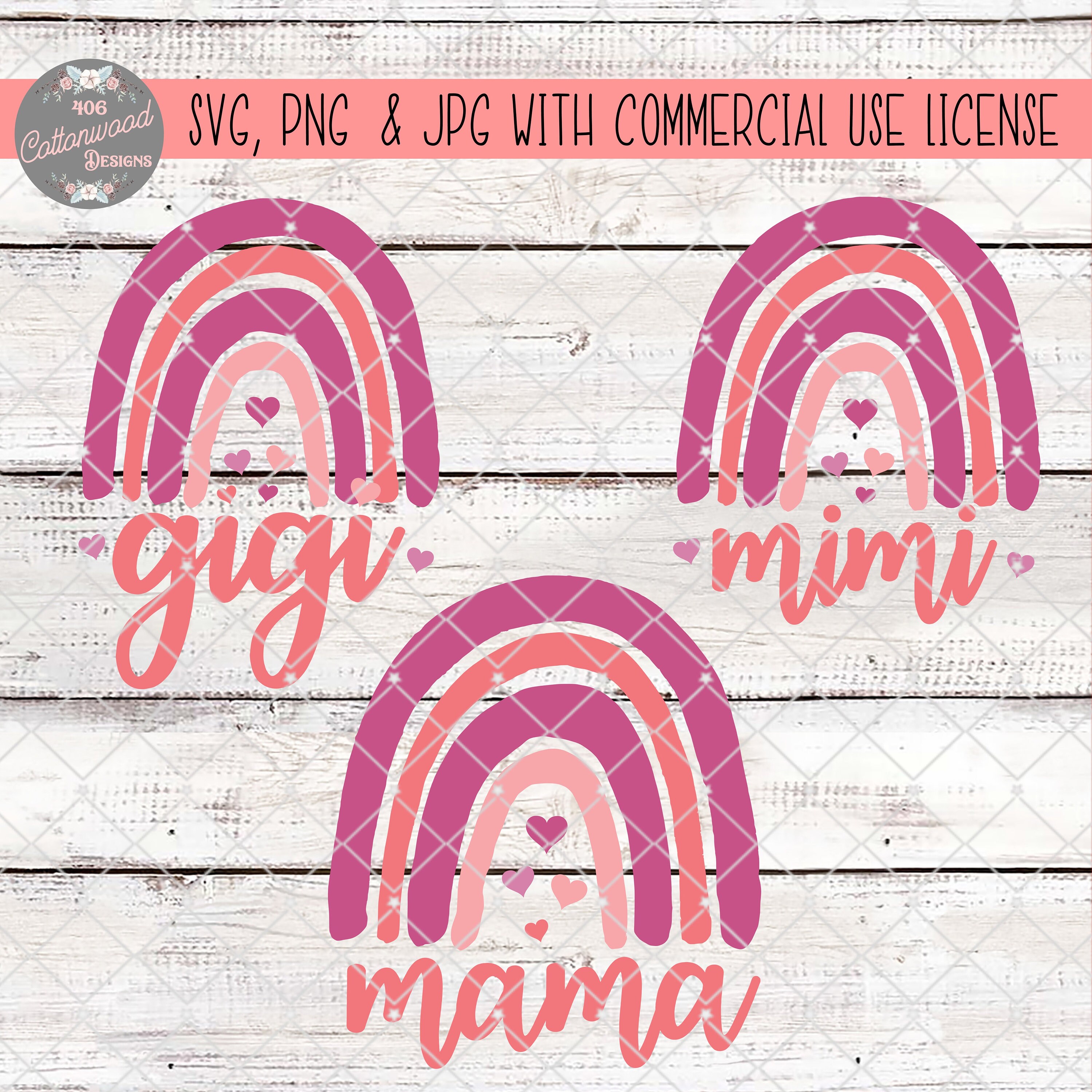 Download Rainbow Cut File Rainbow Svg Mama Svg Mimi Svg Gigi Svg Etsy