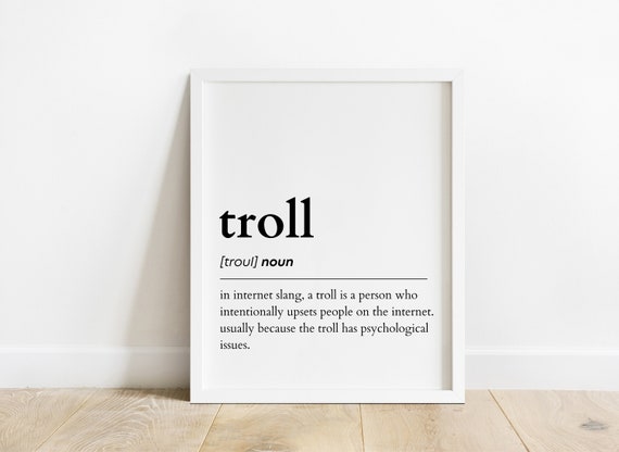 Definition of a troll - psychologically why and how
